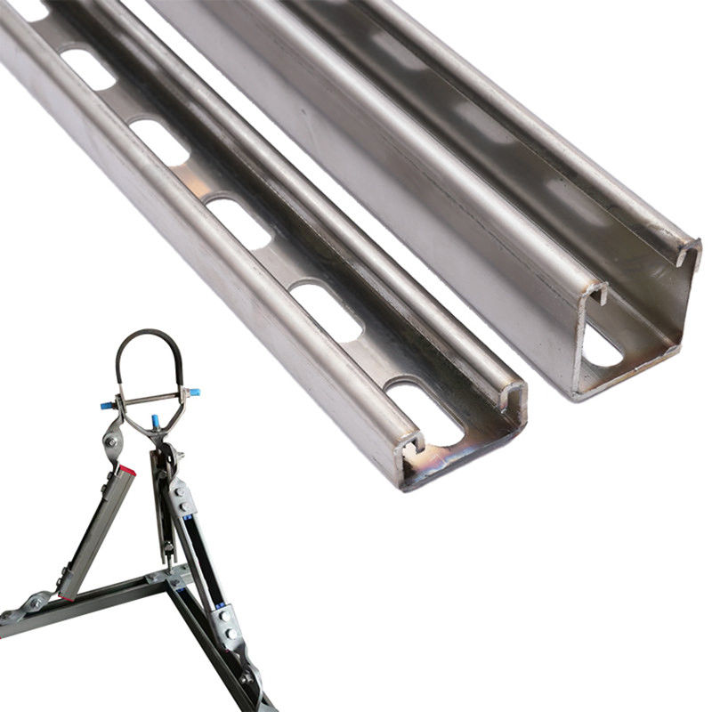 1.9mm 2.0mm Unistrut Σημικές στήριξη σωλήνων φράκτης για ηλεκτρικό εξοπλισμό