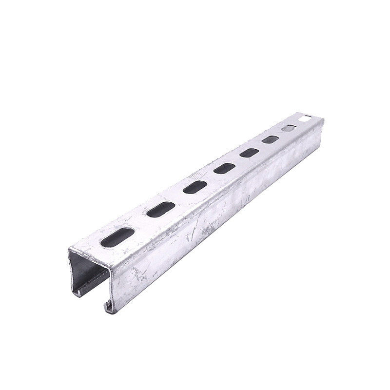 Προσαρμοσμένο στερεό ανωτισμένο C Strut Channel Extrusion 41x41 4mm για δομική υποστήριξη
